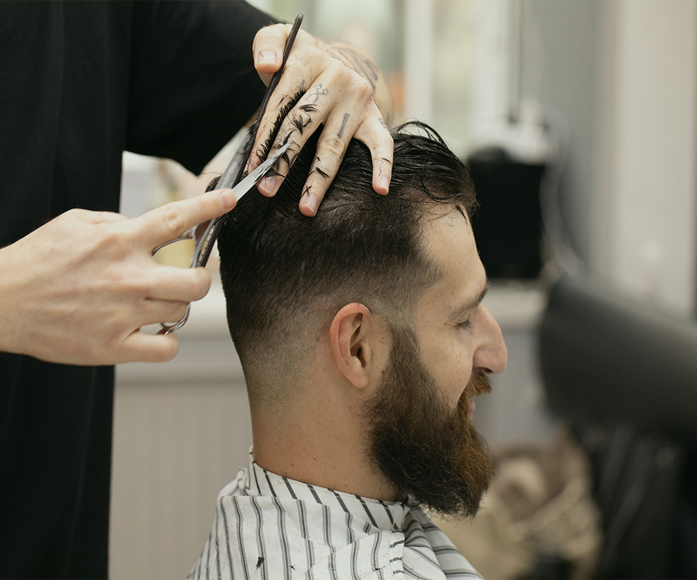 Professional Barber Undergoing Hairwash At Salon Stock Photo  Download  Image Now  Barber Barber Shop Men  iStock
